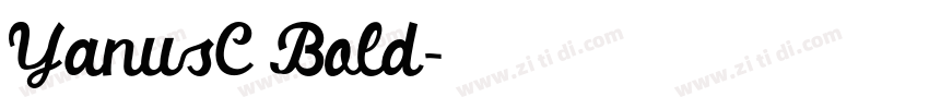 YanusC Bold字体转换